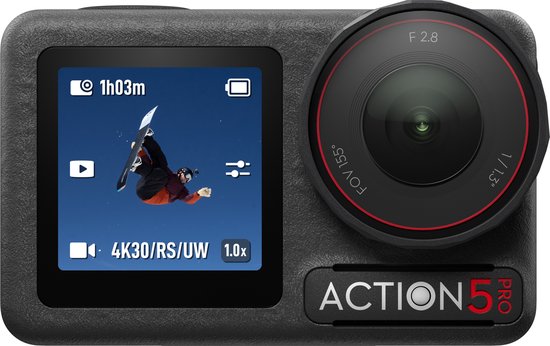 DJI - Osmo Action 5 Pro - Zwart - Adventure Combo