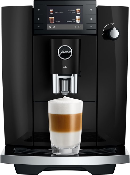JURA - E6 Piano Black (ED) - Volautomatische espressomachine
