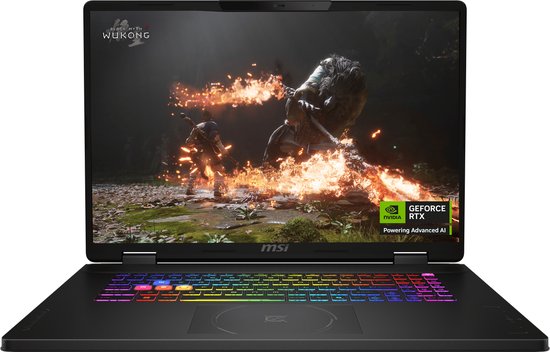 MSI Crosshair 18 HX AI A2XWGKG-017NL - Gaming Laptop - Core Ultra 9 - RTX 5070 - 32GB/1000GB - 240 Hz - 18 inch